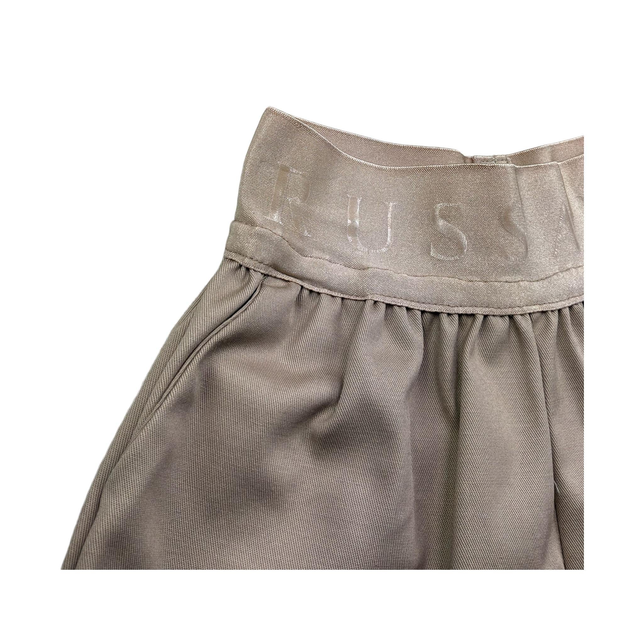 Trussardi Short Tinta Unita con Elastico In Vita per Neonata TIP26117SH BEIGE TRUSSARDI 