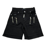 Do Not Conform Bermuda In Denim Tinta Unita con Girovita Regolabile per Bambino TAN007 NERO DO NOT CONFORM 