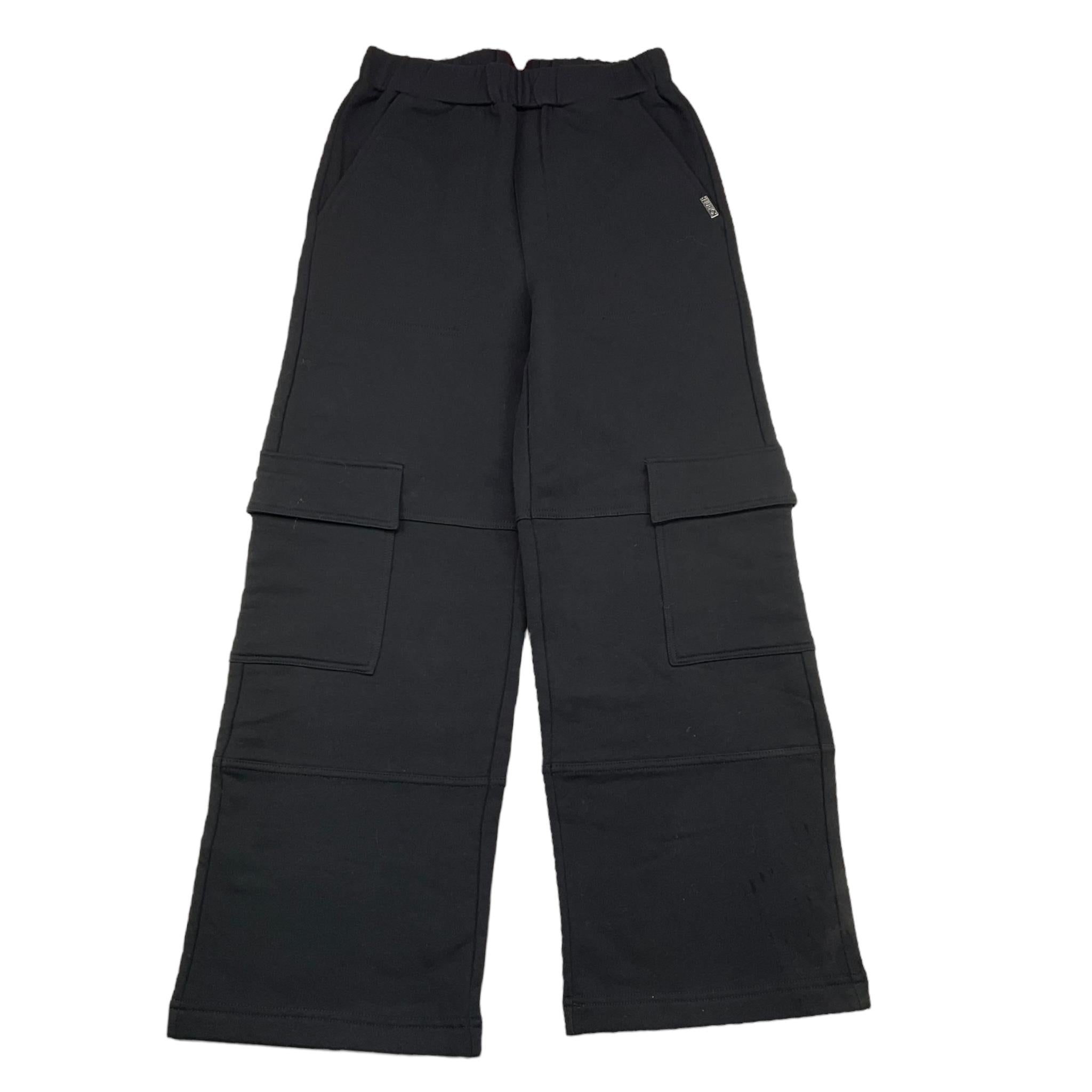 LIU JO pantalone modello palazzo tinta unita Nero per Bambina GF4028 NERO LIU JO 