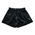 Juicy Couture Short In Velluto Tinta Unita per Bambina JBX6742 NERO JUICY COUTURE 