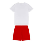 Iceberg Completo 2 Pezzi T-Shirt-Bermuda per Bambino CMBICE5102BJ BIANCO/ROSSO ICEBERG 