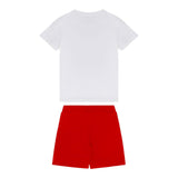 Iceberg Completo 2 Pezzi T-Shirt-Bermuda per Bambino CMBICE5102BJ BIANCO/ROSSO ICEBERG 