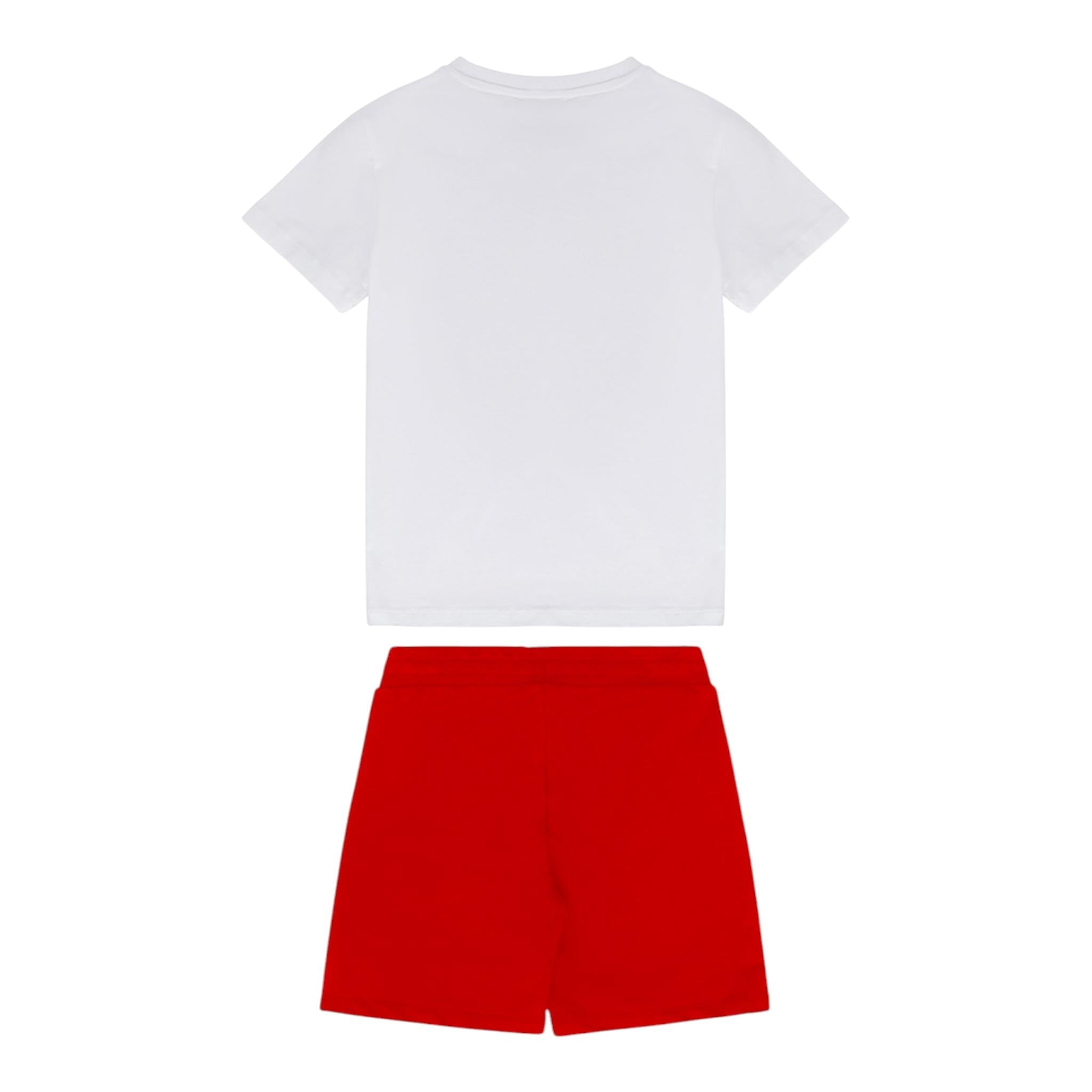 Iceberg Completo 2 Pezzi T-Shirt-Bermuda per Bambino CMBICE5102BJ BIANCO/ROSSO ICEBERG 