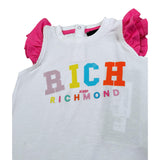 John Richmond Completo 2 Pezzi Gonna-T-Shirt per Neonata RIP25022CJ BIANCO JOHN RICHMOND 