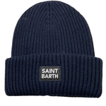 SAINT BARTH cappello tinta unita con stampa Blu per Bambino BRR0001 BLU SAINT BARTH 