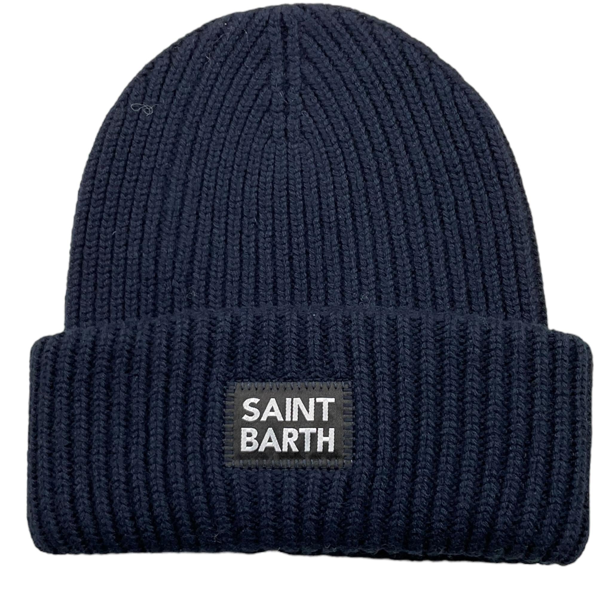 SAINT BARTH cappello tinta unita con stampa Blu per Bambino BRR0001 BLU SAINT BARTH 