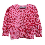 Just Cavalli Cardigan Tinta Unita Stampe Bacio per Neonata JGP26039CD ROSA JUST CAVALLI 