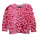 Just Cavalli Cardigan Tinta Unita Stampe Bacio per Neonata JGP26039CD ROSA JUST CAVALLI 