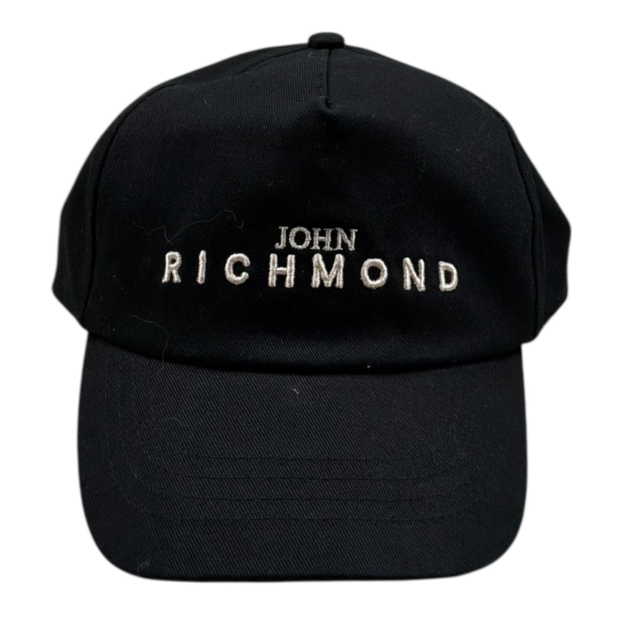 John Richmond Cappello con Visiera Tinta Unita con Logo per Bambina RGP26027BT NERO JOHN RICHMOND 