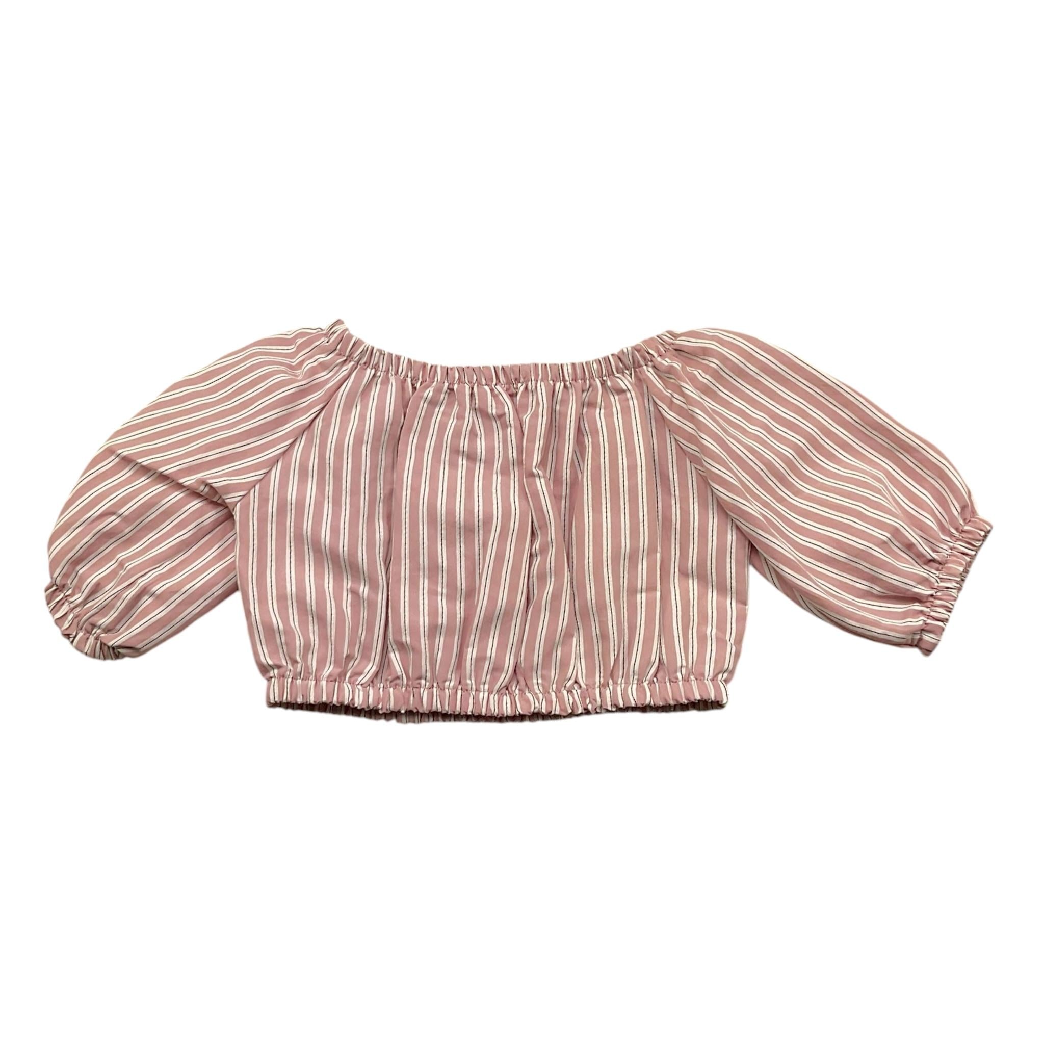 Lalalu' Completo 2 Pezzi Pantalone-Top Fantasia A Righe per Bambina COMPL100PB ROSA LALALU' 