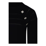 FUN & FUN abito girocollo tinta unita con applicazioni Nero per Bambina FCJDR00088XX NERO FUN & FUN 
