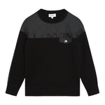 LANVIN maglia girocollo tinta unita Nero per Bambino N25125 NERO LANVIN 