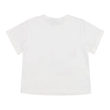 Twinset T-Shirt Girocollo Tinta Unita Con Stampa Bianco Per Neonata