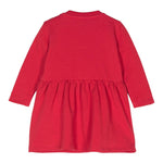 MOSCHINO abito girocollo manica lunga tinta unita Rosso per Bambina MDV0BQ ROSSO MOSCHINO 