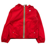 K-Way Giubbino Tinta Unita con Zip E Cappuccio per Bambina K2148NWX ROSSO K-WAY 