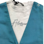 Daniele Alessandrini T-Shirt Girocollo con Gilet Finto per Neonato 1296MB0921 BIANCO DANIELE ALESSANDRINI 