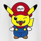 Mousse T-Shirt Girocollo con Stampa per Bambino PIKAMARIO BIANCO MOUSSE 