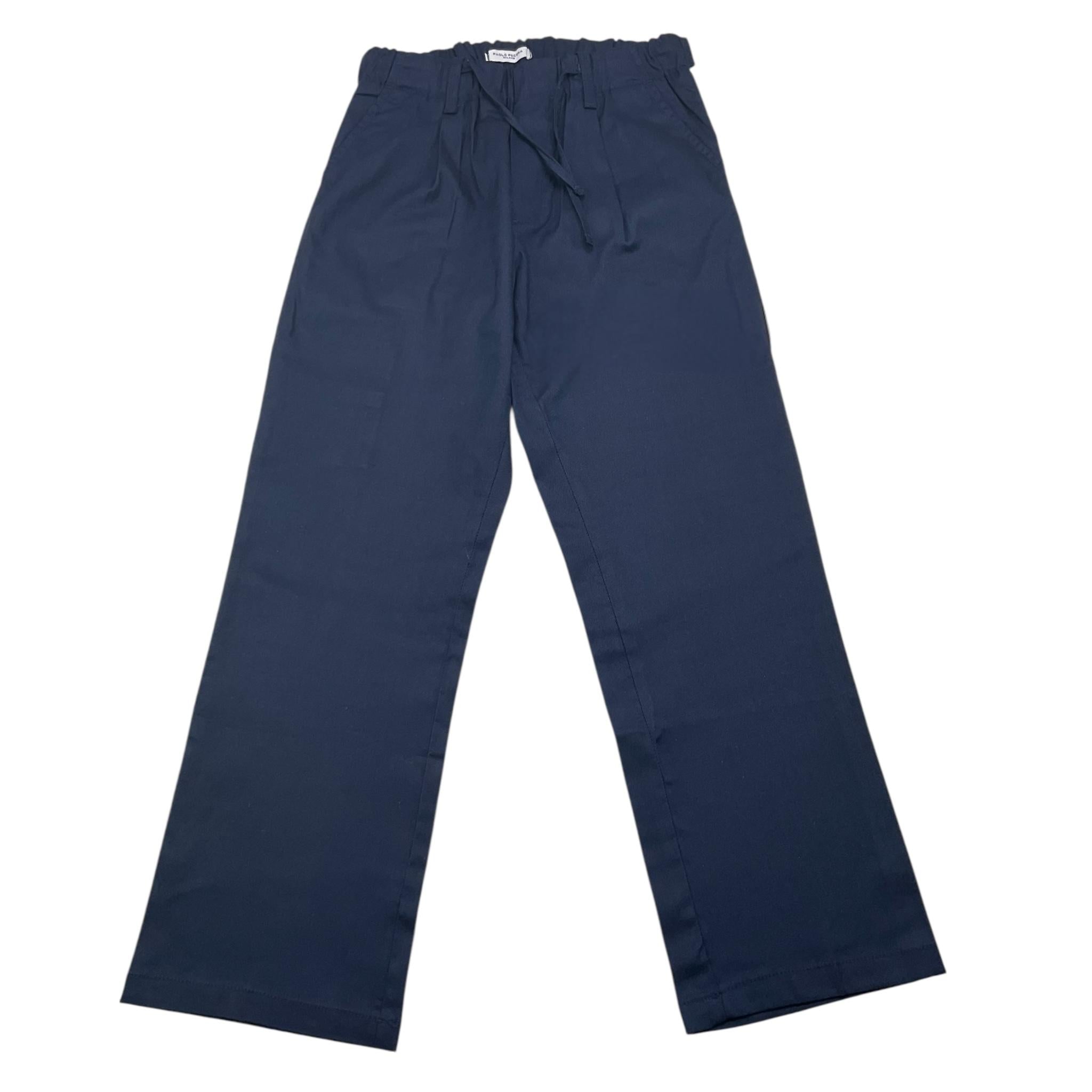 Paolo Pecora Pantalone Tinta Unita con Elastico In Vita per Bambino PP4073 BLU PAOLO PECORA 