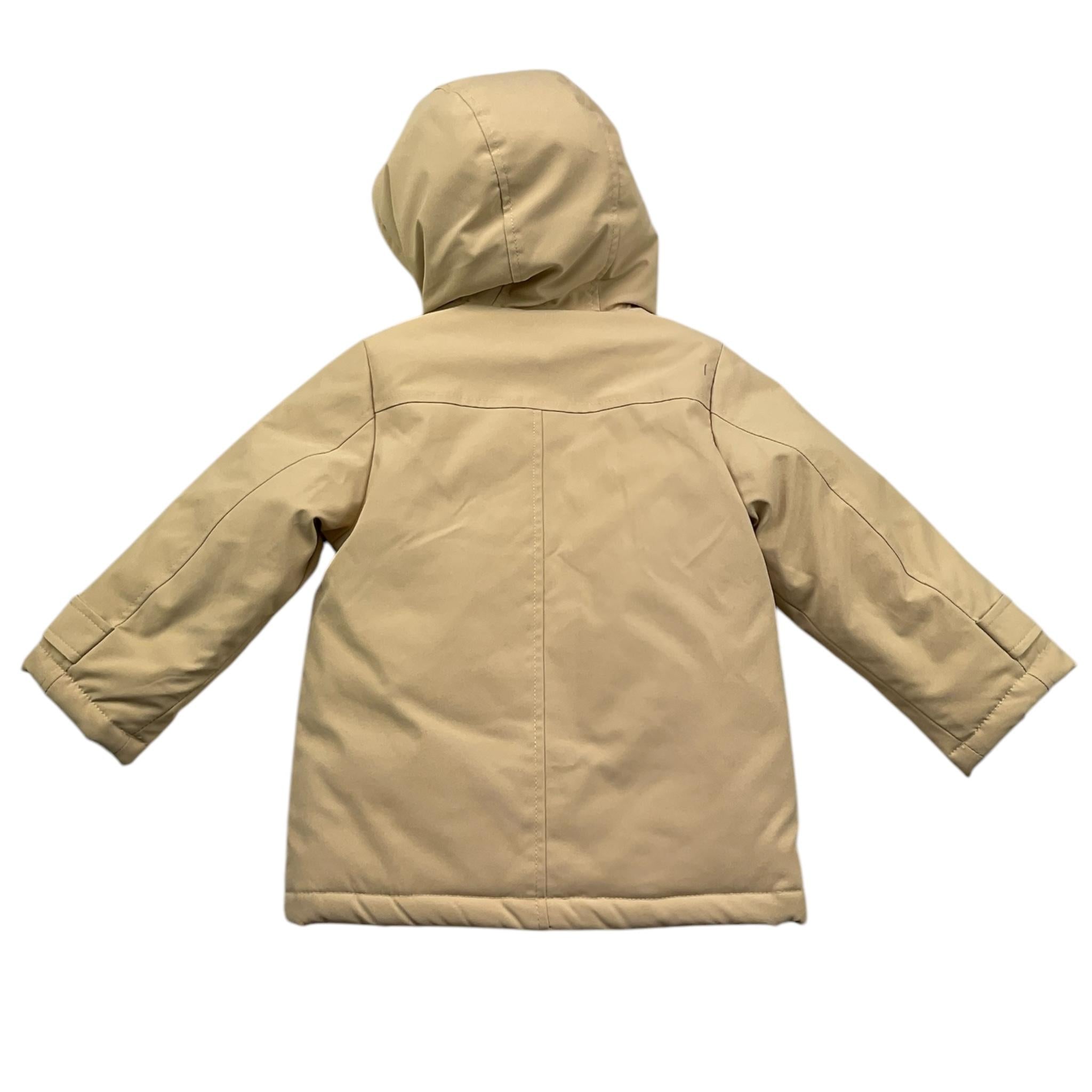 TRUSSARDI giubbino tinta unita con cappuccio Beige per Neonato TIA25090GB BEIGE TRUSSARDI 