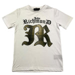JOHN RICHMOND t-shirt girocollo tinta unita con stampa Bianco per Bambino RBA25083TS BIANCO JOHN RICHMOND 