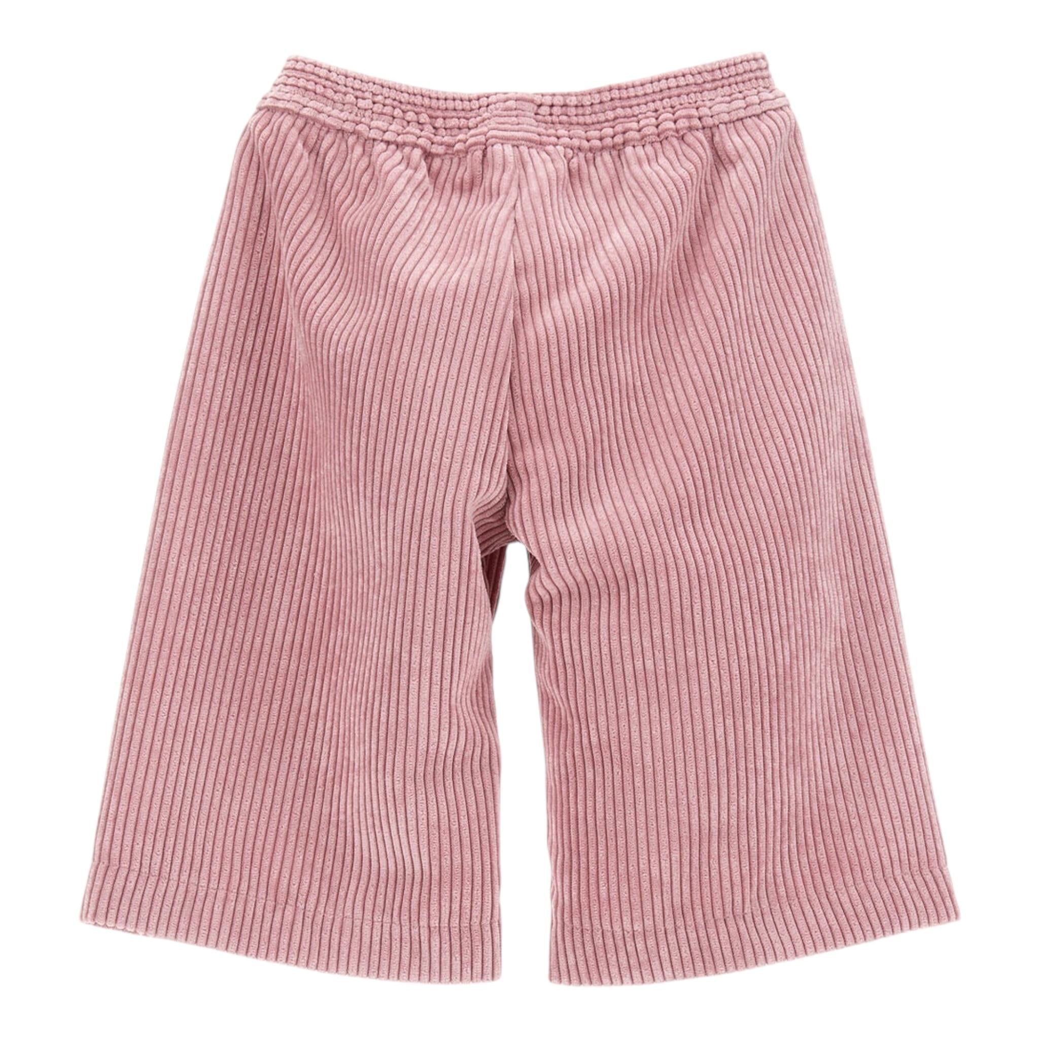 MONNALISA pantalone tinta unita modello palazzo Rosa per Bambina 37D407X ROSA MONNALISA 
