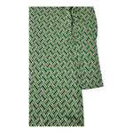 LU LU BY MISS GRANT abito tinta unita con fantasia girocollo Verde per Bambina LL2481 VERDE LU LU BY MISS GRANT 