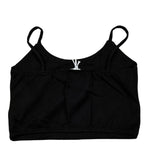 Lu Lu By Miss Grant Top Tinta Unita A Bretelle per Bambina LL3473 NERO LU LU BY MISS GRANT 