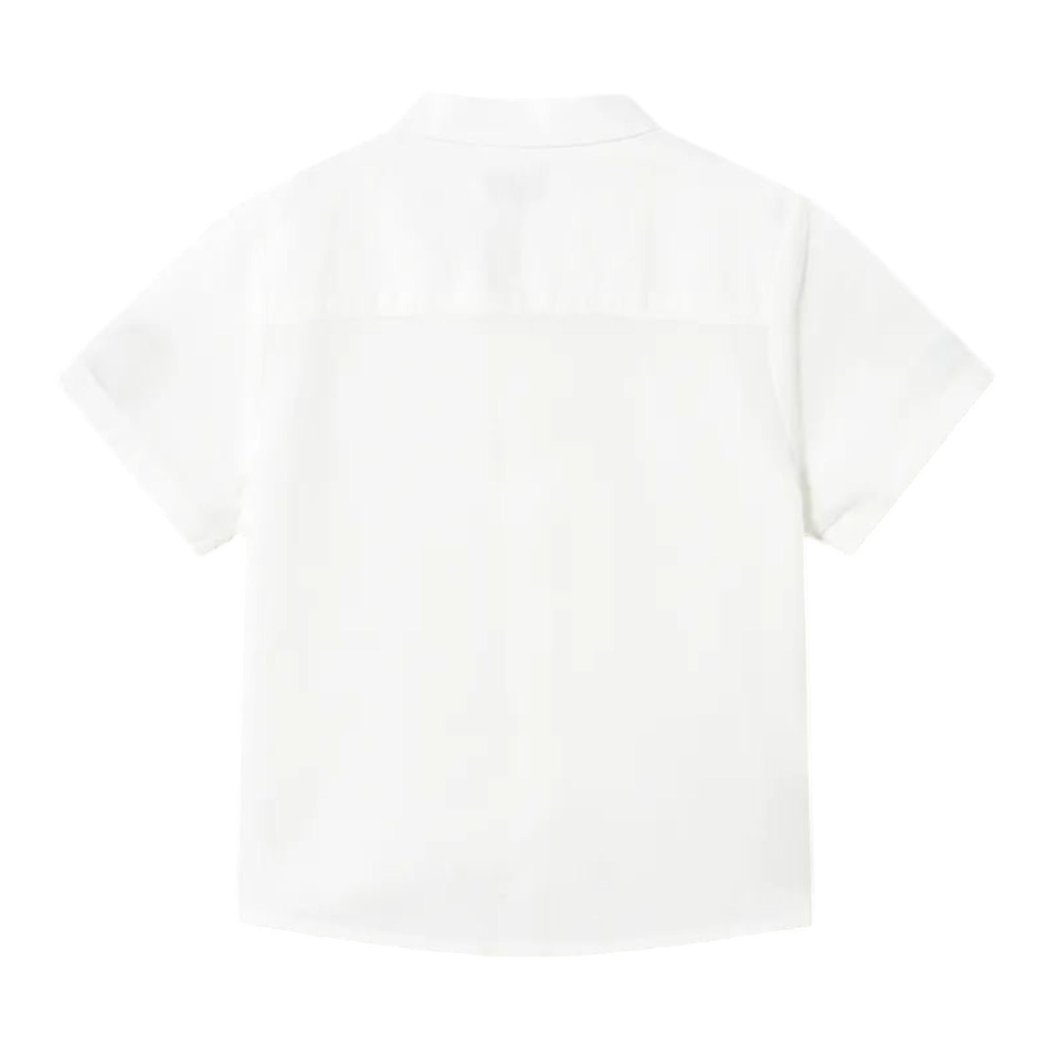 Mayoral Camicia Tinta Unita Mezza Manica per Neonato 1110 BIANCO MAYORAL 
