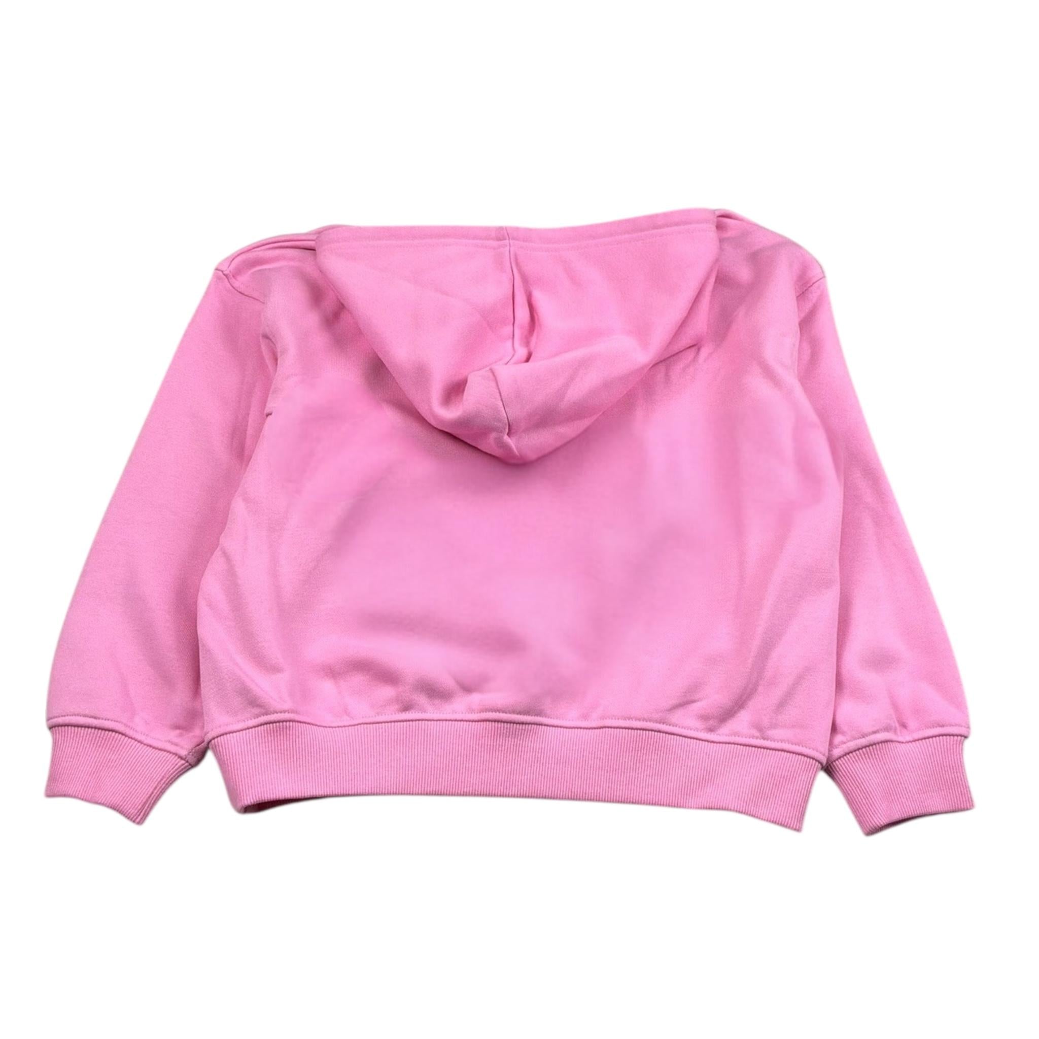 John Richmond Felpa Tinta Unita con Cappuccio E Brillantini per Bambina RGP26197FE ROSA JOHN RICHMOND 