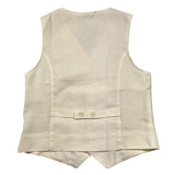 Imperial Kids Panciotto Tinta Unita Panna Per Bambino