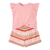 Mayoral Completo 2 Pezzi T-Shirt-Short per Bambina 3209 SALMONE MAYORAL 