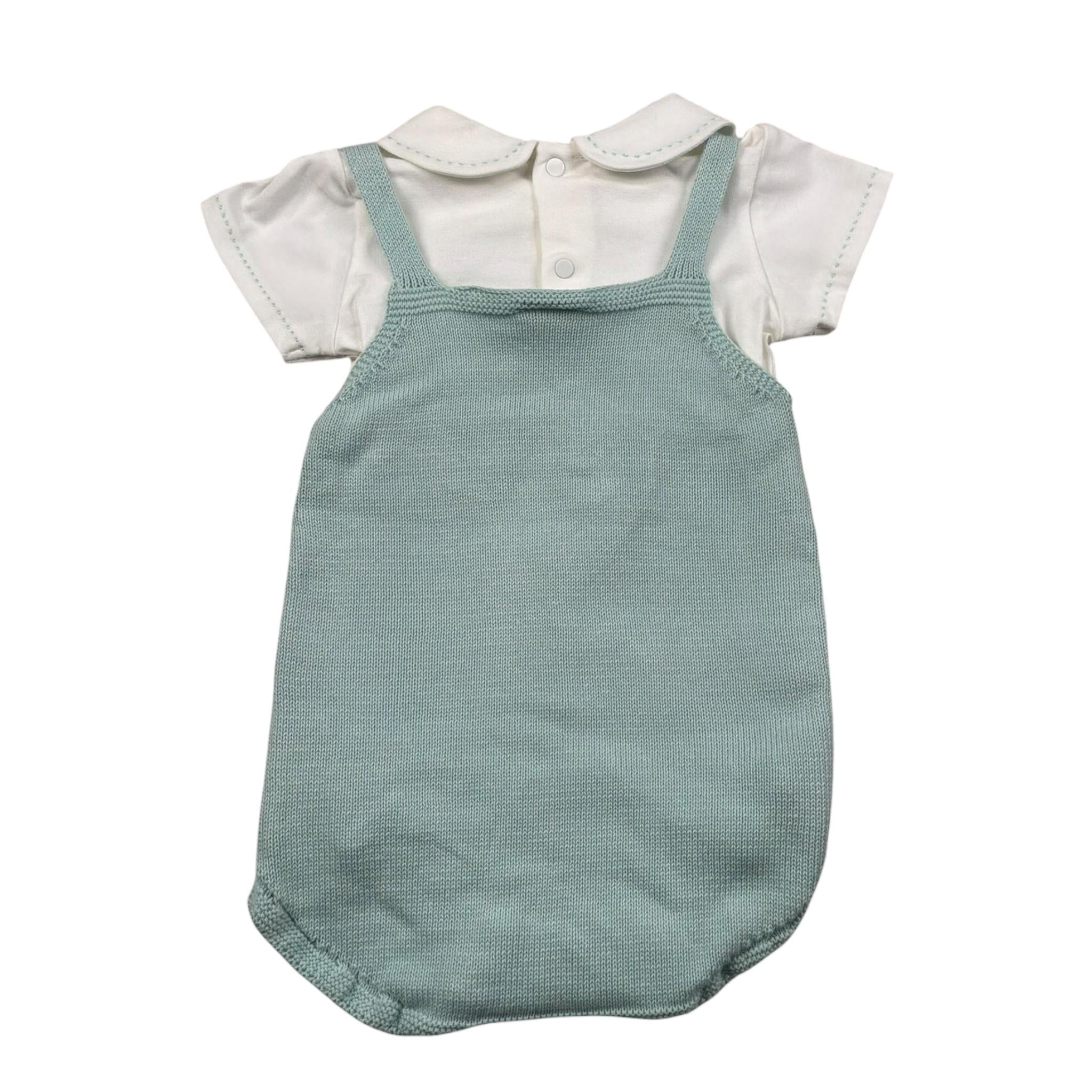 Paz Rodriguez Completi 2 Pezzi Body-Pagliaccetto per Neonato 02019353K VERDE PAZ RODRIGUEZ 