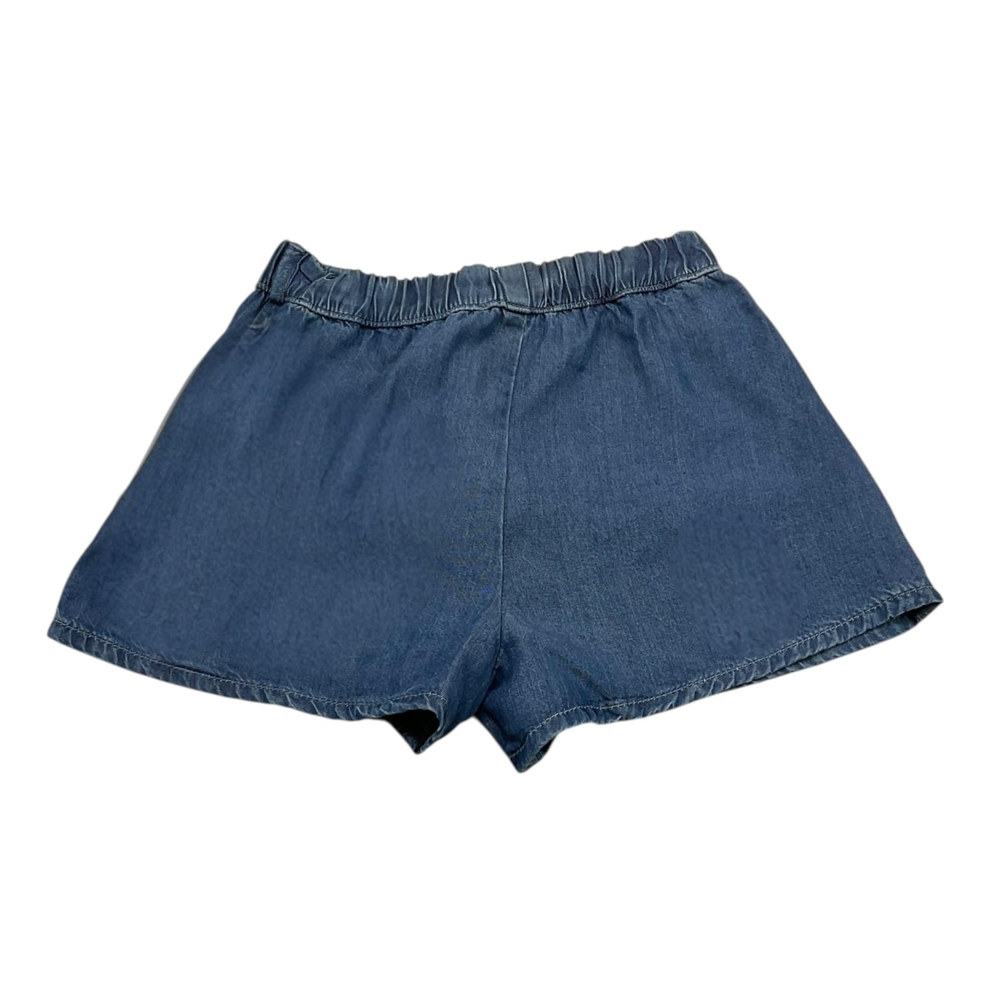 Liu Jo Short Tinta Unita In Denim per Bambina KA5123J BLU LIU JO 