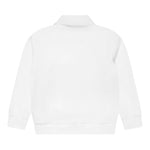 MISSONI felpa modello polo tinta unita con ricami in contrasto Bianco per Bambino MV4Q00 BIANCO MISSONI 