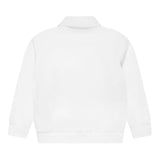 MISSONI felpa modello polo tinta unita con ricami in contrasto Bianco per Bambino MV4Q00 BIANCO MISSONI 