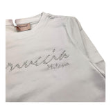MARIUCCIA shirt girocollo tinta unita con stampa brillantinata Bianco per Neonata MBFW23T209NX BIANCO MARIUCCIA 