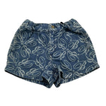 Miss Blumarine Short In Denim Tinta Unita per Bambina BGBE003 BLU MISS BLUMARINE 