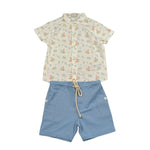 Paz Rodriguez Completo 2 Pezzi Camicia-Bermuda per Bambino 006151526J BIANCO PAZ RODRIGUEZ 