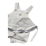 Mayoral Completo 2 Pezzi Salopette-Cappello per Neonato 16016 BIANCO MAYORAL 