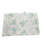 Le Bebe' Coperta Tinta Unita con Fantasia Fiocchi per Neonata LBG5615 BIANCO LE BEBE' 