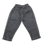 Play Up Jeans Tinta Unita con Elastico In Vita per Neonato PA022AP11605 NERO PLAY UP 