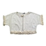 Please Coprispalle Tinta Unita con Trafori per Bambina MG01230G72 PANNA PLEASE 