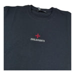 Zu+Elements T-Shirt Girocollo Tinta Unita con Stampa per Bambino ZU1608 NERO ZU+ELEMENTS 