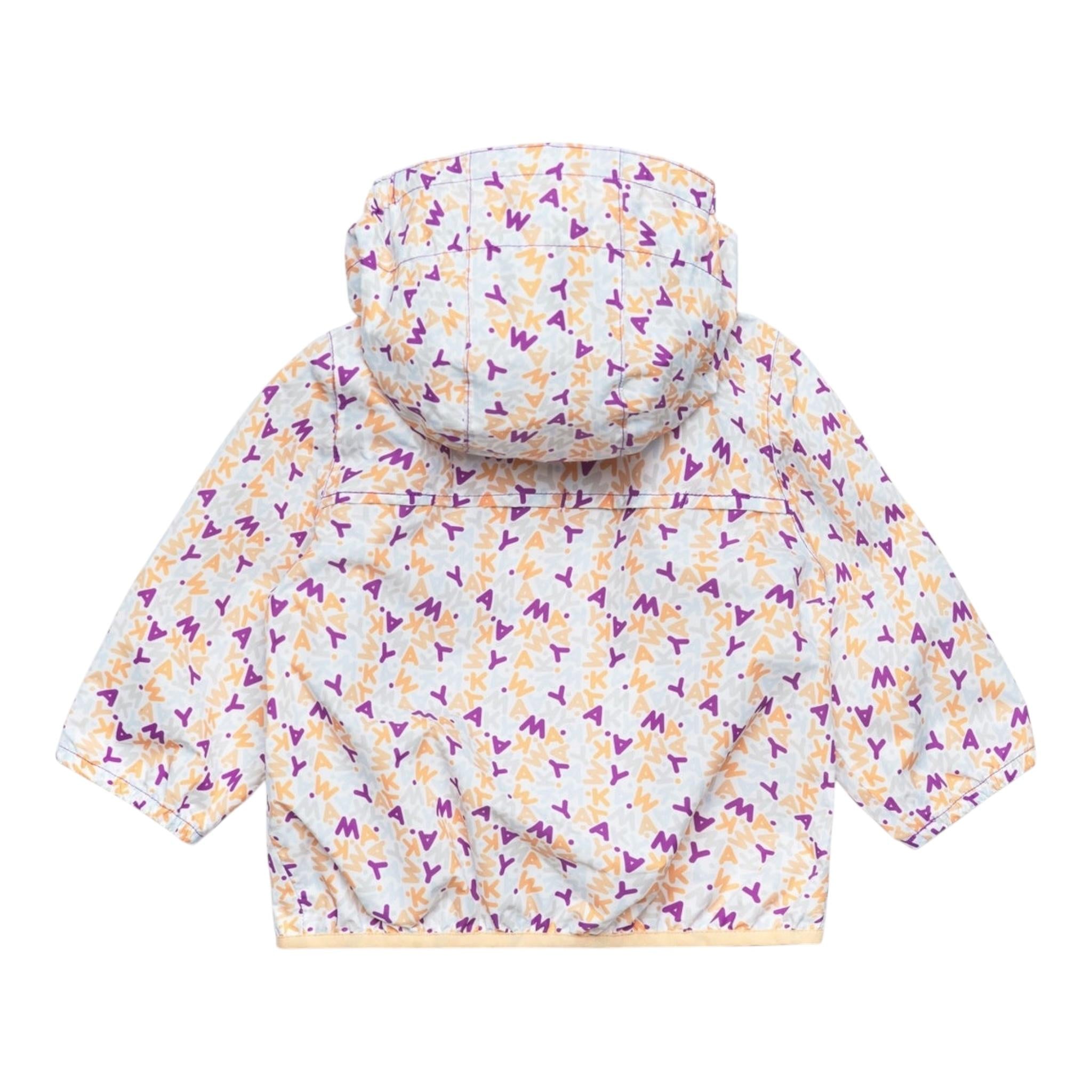 K-Way Giubbino Tinta Unita con Zip E Cappuccio per Neonata K2137YW BIANCO K-WAY 