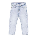 Scotch & Shrunk Jeans Tinta Unita con Girovita Regolabile per Bambino 180295 AZZURRO SCOTCH & SHRUNK 