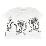 Just Cavalli T-Shirt Girocollo Tinta Unita con Stampa per Bambina JGP26181TS BIANCO JUST CAVALLI 