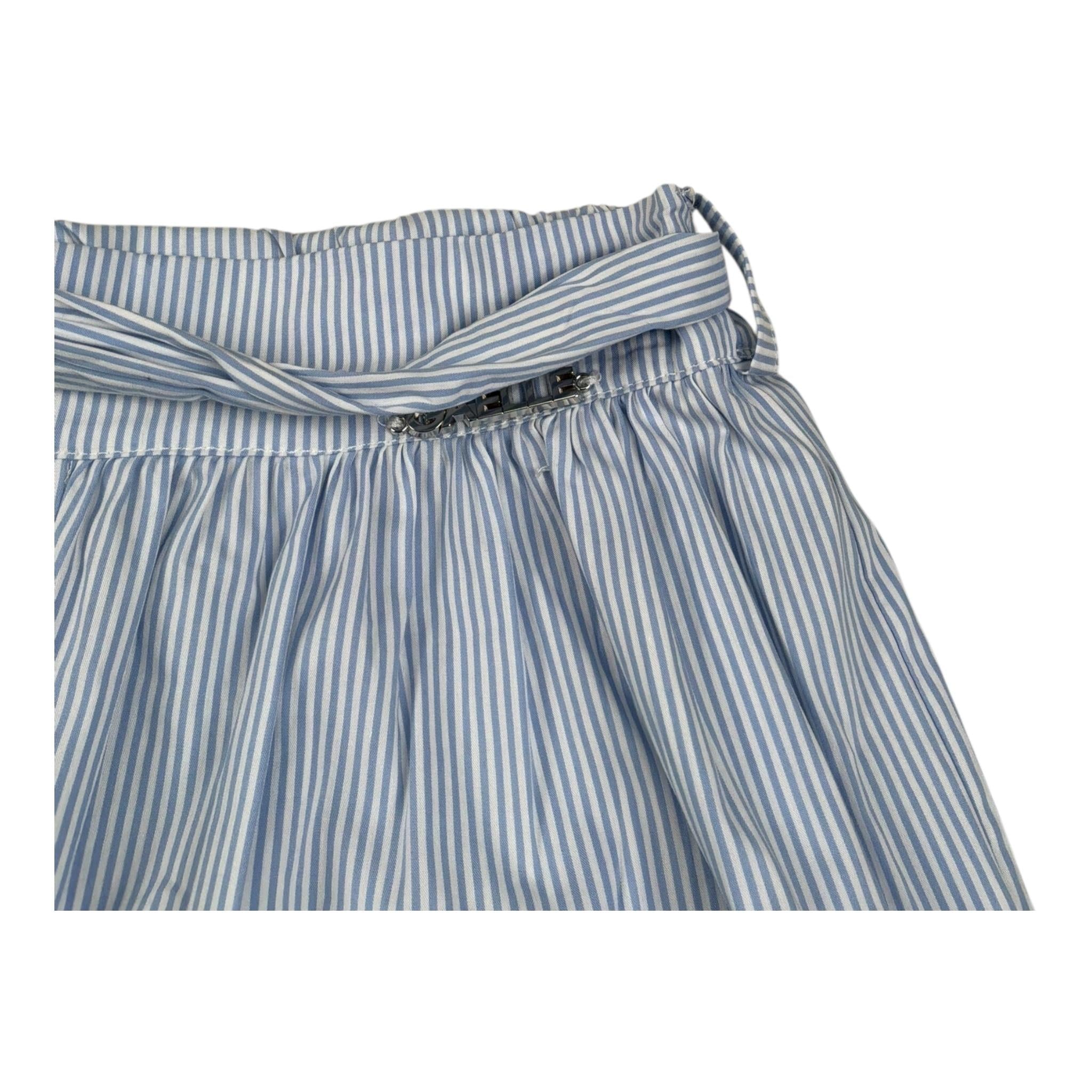 Gaelle Gonna Fantasia A Righe con Elastico In Vita per Bambina 2745G00070 BIANCO/AZZURRO GAELLE 