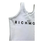 John Richmond Costume Intero Tinta Unita con Logo per Neonata RIP26039CO BIANCO JOHN RICHMOND 