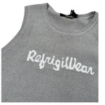 Refrigiwear Top Giromanica Tinta Unita con Stampa Logo per Bambina 334TRFJS25 GRIGIO REFRIGIWEAR 