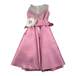 Magnifica Lulu Abito Cerimonia Giromanica Tinta Unita per Bambina AGATHAR ROSA MAGNIFICA LULU 